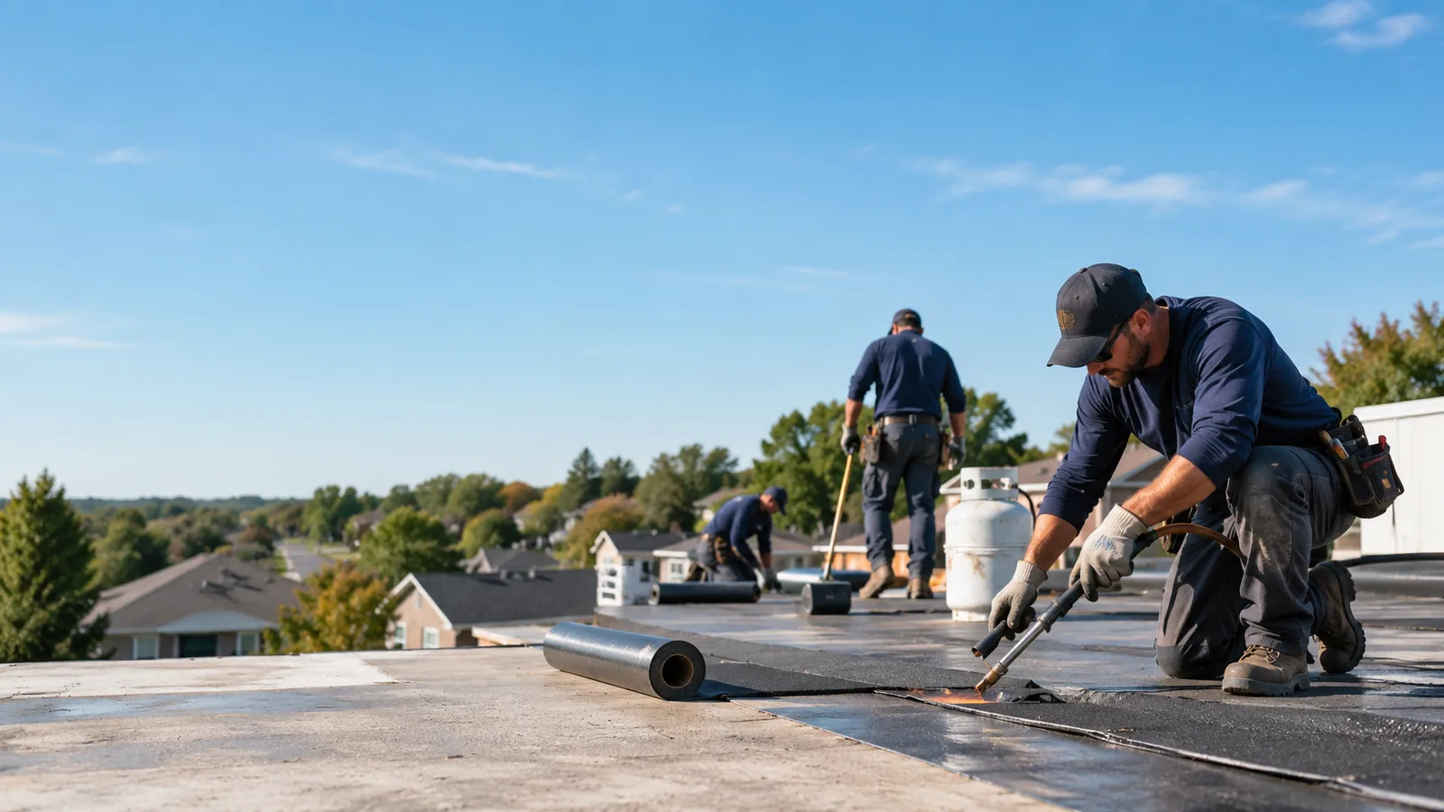 Flat Roof Leak Repair providers in Jacob, IL
